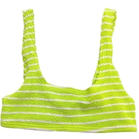 bond-eye Other - BOND EYE MALIBU CROP ECO BIKINI TOP STRIPPED